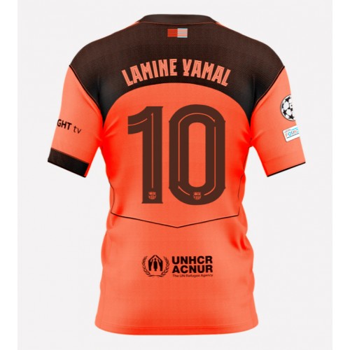 Stroje piłkarskie Barcelona Lamine Yamal #10 Koszulka Trzeciej 2025-26 Krótki Rękaw